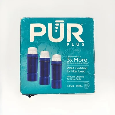PUR PLUS PPF951K Pitcher Dispenser Filter, WQA To Filter Lead, 3 Pack New In Box - Image 1 of 3