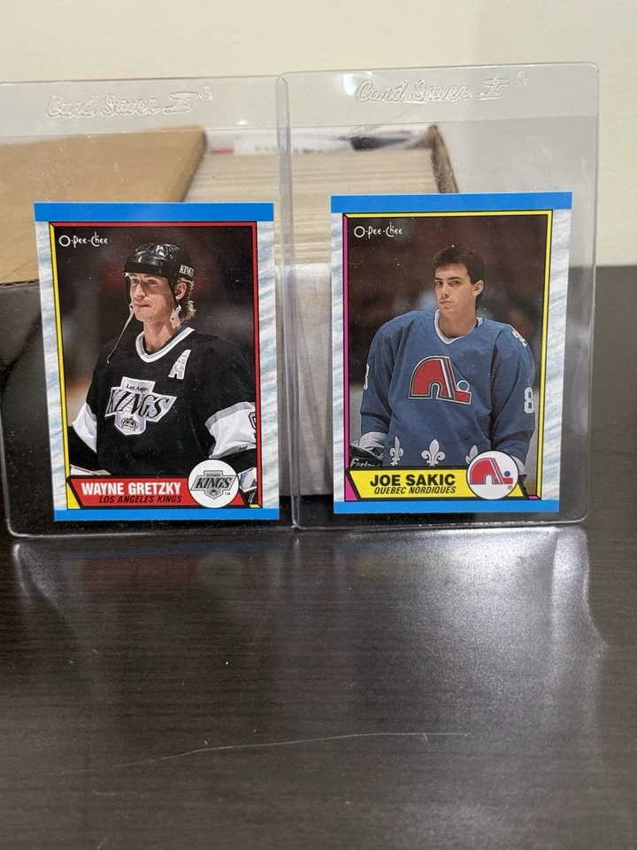 1989-90 O-Pee-Chee OPC Hockey Complete Set (1-330) Sakic/Leetch/Linden RC's - Image 1 of 1