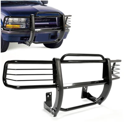 Fits 1998-2004 Chevy Chevrolet S-10 Blazer-S Jimmy Envoy Black Grill Brush Guard - Image 1 of 4