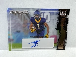 2024 Leaf Pro Set Pure JERJUAN NEWTON Action Ink Autograph 6/10 Rookie Auto SP - Bild 1 von 2