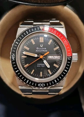 Bulova Accutron Snorkel 666 Vintage - Immagine 1 di 4