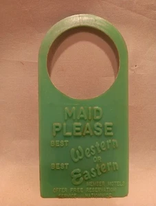 Vintage Best Western Best Eastern Nicht stören Schild Sonnenschein Kunststoff Hialeah - Bild 1 von 8