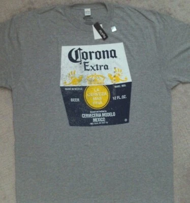 Corona Extra T 恤_大码 3XLT_破旧风化标志 — 第 1/2 张图片