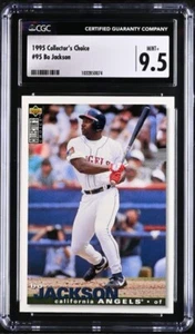 1995 Collector's Choice #95 Bo Jackson CGC 9.5 - 1032850074 California Angels - Picture 1 of 2