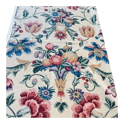 "Tela de tapicería JAY YANG 1,4 yardas jardín floral casa de campo núcleo 56""x53""" Foto 1 de 4