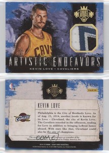2014-15 Panini Court Kings Artistic Endeavors Jerseys Prime /15 Kevin Love #9