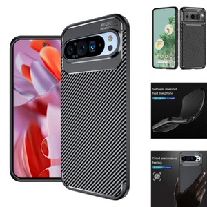 Funda delgada de fibra de carbono a prueba de golpes TPU para Google Pixel 8//9 Pro XL/7a - Imagen 1 de 18