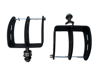 PAIR Rear Caster Wheel Fork Brackets Hoveround Teknique XHD Power Chair Parts - Picture 1 of 12