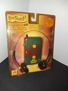 NOS , sealed, totally awesome Alaron Kool Shades AM/FM personal radio, belt clip - Picture 1 of 3