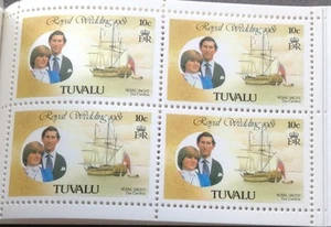 Tuvalu booklet Royal wedding Charles & Diana 1981 mint - Picture 1 of 3