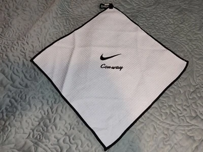 NIKE 14 x 14 Square Nike Golf Towel Conway Freight Con-way Trucking  - Image 1 of 4
