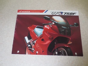 Honda VFR750F motorcycle advertising booklet - - Picture 1 of 5