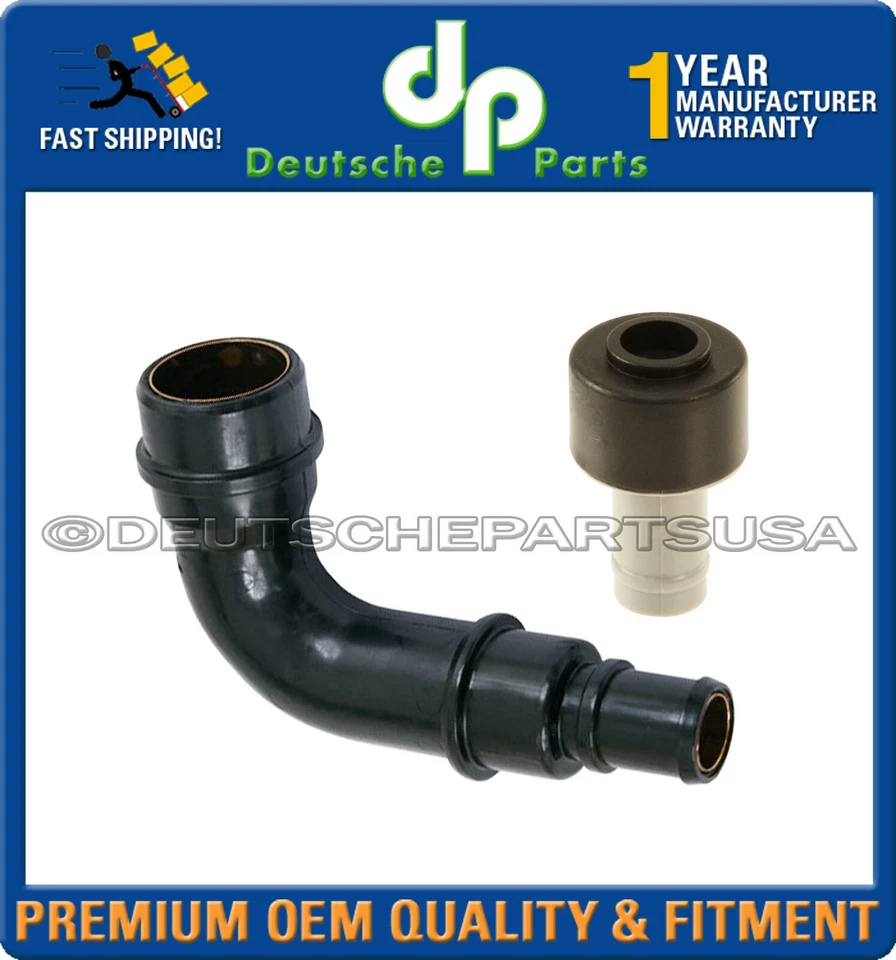 JUEGO DE 2 MANGUERAS VÁLVULA PCV RESPIRADOR PASSAT GOLF ESCARABAJO VW AUDI A4 QUATTRO 2 Foto 1 de 1