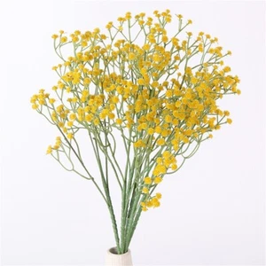 10PCS Artificial Flowers Gypsophila Silk Fake Flowers Bouquet Wedding Home Decor - Picture 1 of 23