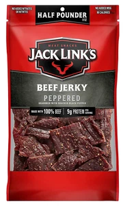 Jack Link's Beef Jerky, 4 flavors, 1/2 Pound Bag - Flavorful Snack with 9gProtei - Picture 1 of 16