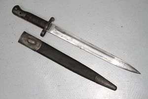 WWI inglese inglese inglese M1903 SMLE baionetta con fodero. - Foto 1 di 15