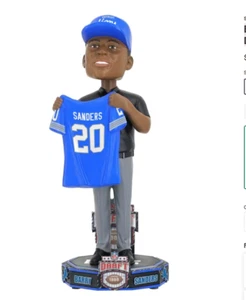 Foco Barry Sanders Detroit Lions 1989 Draft Bobblehead, limited quatity, NIB - Picture 1 of 2