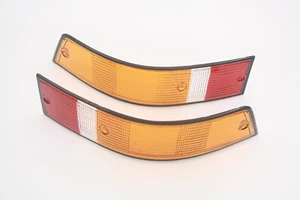 Rücklichtgläser Rückleuchten schwarzer Rand passend für Porsche 911 Bj. 69-89 - Bild 1 von 9