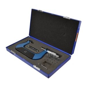 3-4" Range Screw Thread Micrometer Kit With 4 Anvils 0.001'' Grad - Picture 1 of 4