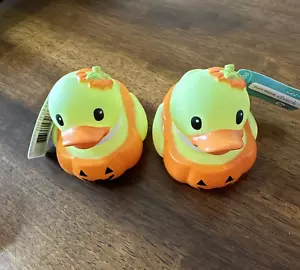 INFANTINO Halloween Pumpkin Rubber Duck NEW Rubber Duckie Toy-2 - Picture 1 of 4