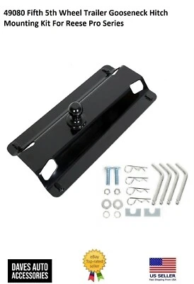 49080 Fifth 5th Wheel Trailer Gooseneck Hitch Mounting Kit For Reese Pro Series - Image 1 of 4