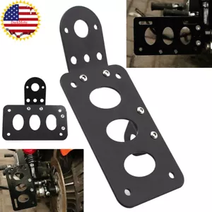 Side Mount License Plate Bracket Motorcycle Tail Light Holder For Harley Bobber - Picture 1 of 13