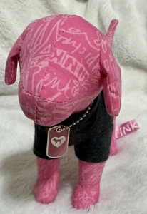 Victorias Secret Pink Dog Plush '86 Tour Love & Rock N Roll Around The World - Picture 1 of 10