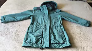 Lands End Winter Coat Polartec Aircore 200 Parka Womens 6-8 Small Green - Picture 1 of 13