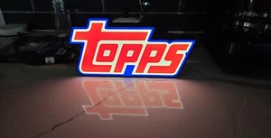 Topps cards led light box sign wall mount or free standing Usb c powered - Picture 1 of 2