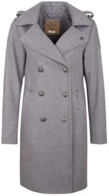 Musterware/Einzelstück … DREIMASTER DAMEN MANTEL GR.S FARBE GRAU MELANGE - Bild 1 von 4