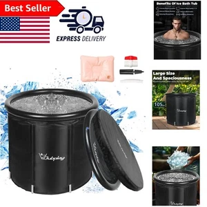 Durable 105 Gallon Ice Bath Tub with 8 Support Bars - Ideal for Recovery Therapy - Picture 1 of 10