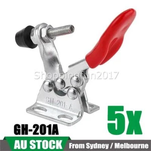 5PCS GH-201A Holding Capacity Quick Release Toggle Clamp Horizontal Clamp Tool x - Picture 1 of 7