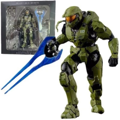 PC Game Halo Infinite Masterchief John117 1/12 Character Moving Model Boxed Toys - Image 1 of 4