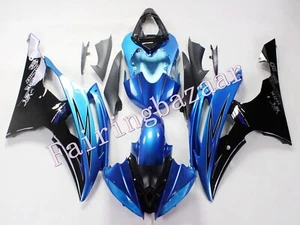 Fit for YZF R6 2008-2016 Blue Black ABS Injection Mold Fairing Kit - Foto 1 di 7