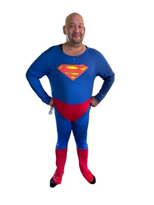 Ruby's Superman Costume Size L Men's Costume Only No Mask Or Cape - Image 1 of 4