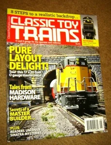 CLASSIC TOY TRAINS MAGAZINE MAY 2016 great Lionel track plan - Imagen 1 de 1