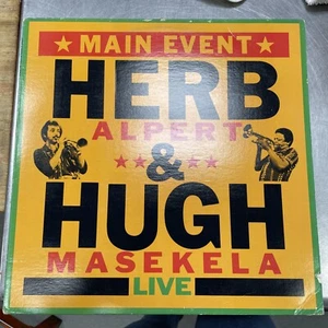 Herb Alpert & Hugh Masekela Main Event Live 1978 A&M SP 4727 Vinyl LP Album - Picture 1 of 8