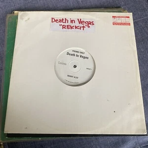 Death In Vegas Rekkit One Side Promo Concrete 1997 - Picture 1 of 5
