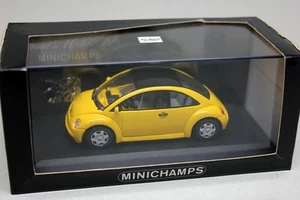 1:43 MINICHAMPS/ VW VOLKSWAGEN CONCEPT CAR SALOON 1994 YELLOW - Picture 1 of 4