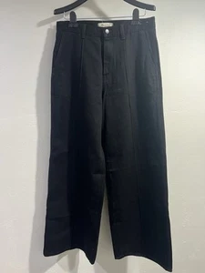 Pantalón vaquero de pierna súper ancha Madewell negro colección costura talla 29 - Imagen 1 de 10