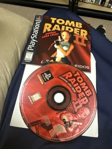 Disco de tarjeta de registro manual probado Tomb Raider II protagonizado por Lara Croft (PlayStation 1) - Imagen 1 de 3