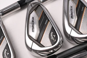 Callaway Mavrik Max Irons / 6-PW+AW / Senior Flex Project X Catalyst 55 Shafts - Picture 1 of 7
