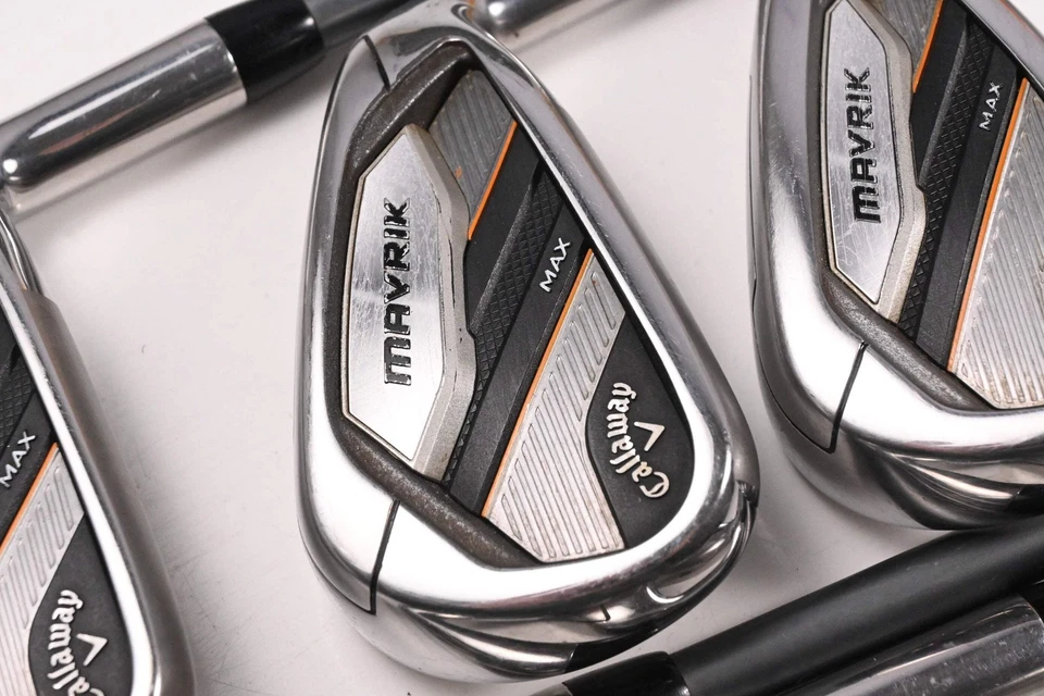Callaway Mavrik Max Irons / 6-PW+AW / Senior Flex Project X Catalyst 55 Shafts - Image 1 of 4
