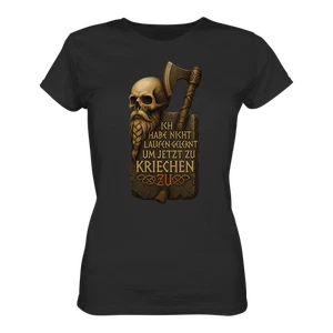 Niemals kriechen - Damen T-Shirt | Vikings frei & wild Motorrad-Fahrer - Picture 1 of 13