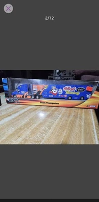 Hot Wheels 2002 Kellogg's Team Transport Tony Labonte #5 NASCAR Scale 1/64 - Image 1 of 3