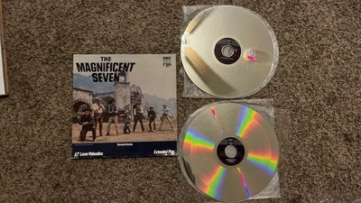 The Magnificent Seven 1960 LaserDisc Classic Western! Yul Brynner, Steve McQueen - Image 1 of 4