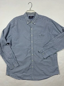 Vineyard Vines Slim Fit Tucker Hemd XXL blau weiß Gingham Performance - Bild 1 von 7