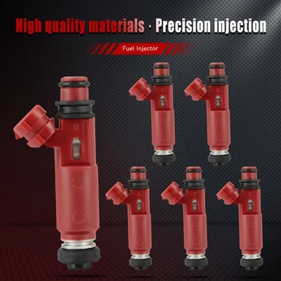 6x Fuel Injectors For Mitsubishi Montero 3.5L V6 2002 2001 MD357267 FJ943 - Изображение 1 из 4