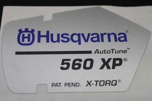 Husqvarna 560 XP Aufkleber Decal Typenschild Art.Nr. 523035603 523 03 56-03 - Zdjęcie 1 z 1