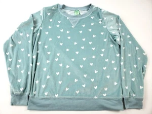 Honeydew Women's Velour Fleece Lined Soft Lounge Top Long Sleeve Pullover SMALL - Picture 1 of 5